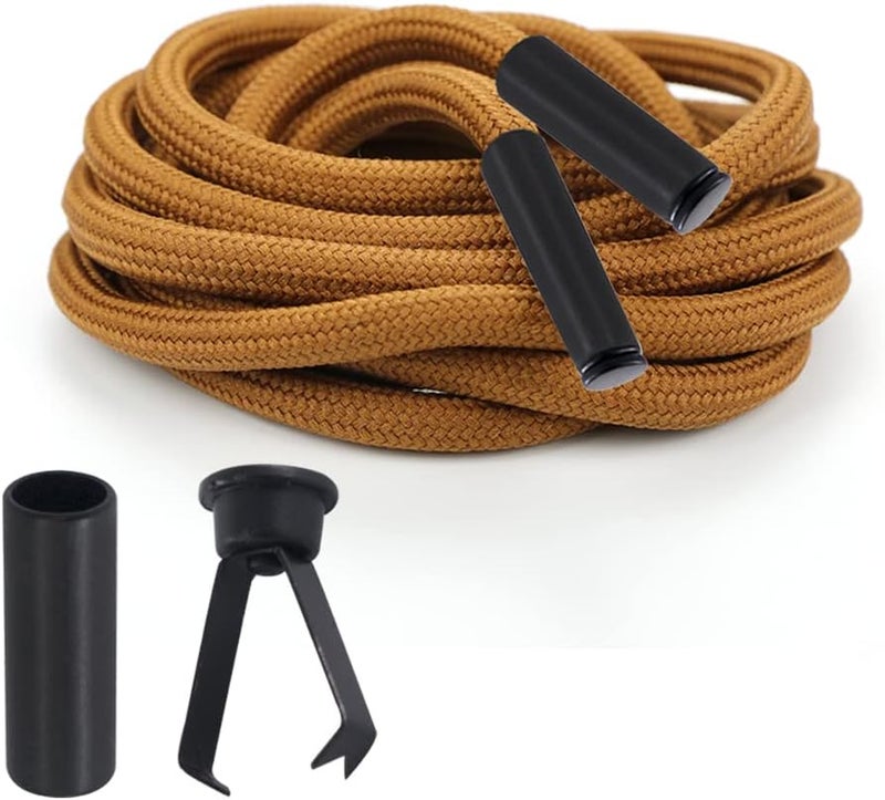 MiDube Cord Ends Bells Tips Fold-Over End Caps Ribbon Ending Clasp Pendant for DIY Tassel, Lanyard, Cloth, Hat, String, Rope Metal Gold, Silver, Black, Steel Grey 19.6 x 5.7mm / 0.77 x 0.22 inches - Image 5